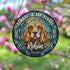 Cocker Spaniel Golden Memorial Stained Glass Effect Suncatcher